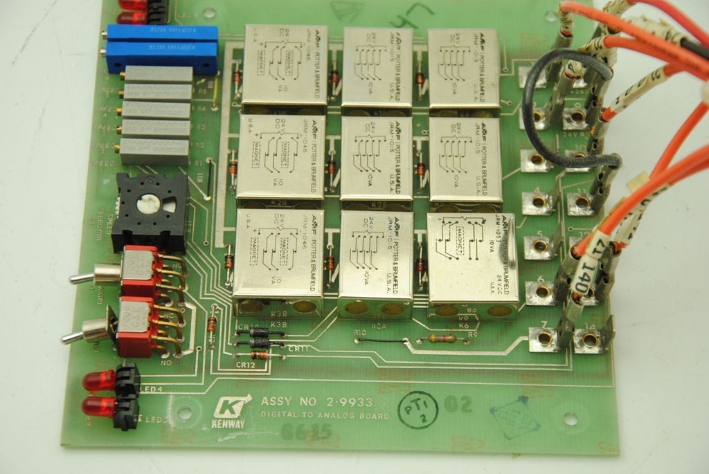 Eaton-Kenway 2-9933 Digital to Analog Relay Board