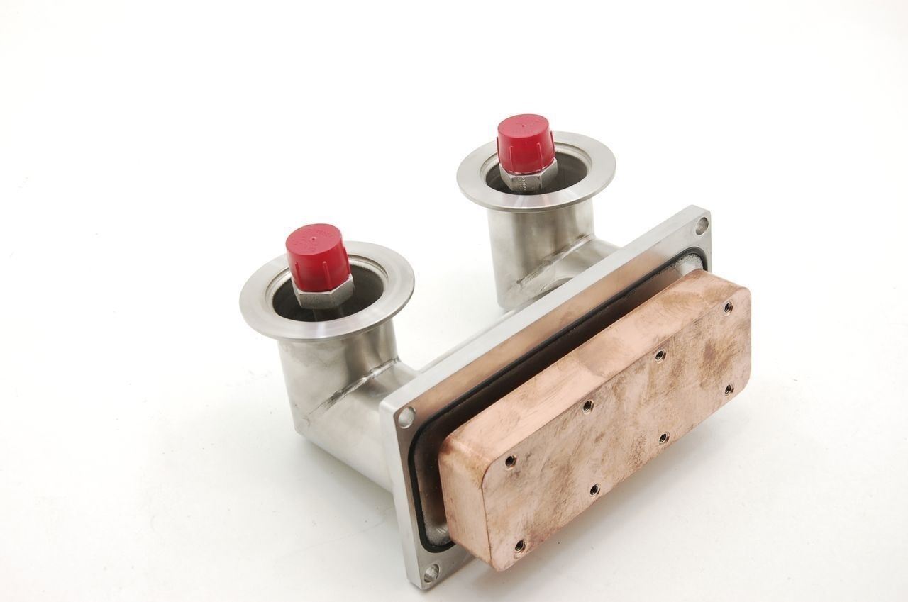 Cal Weld Cooling Transfer 7.5"x 3 3/4" Copper Heat Sink Block High Vacuum Sealed