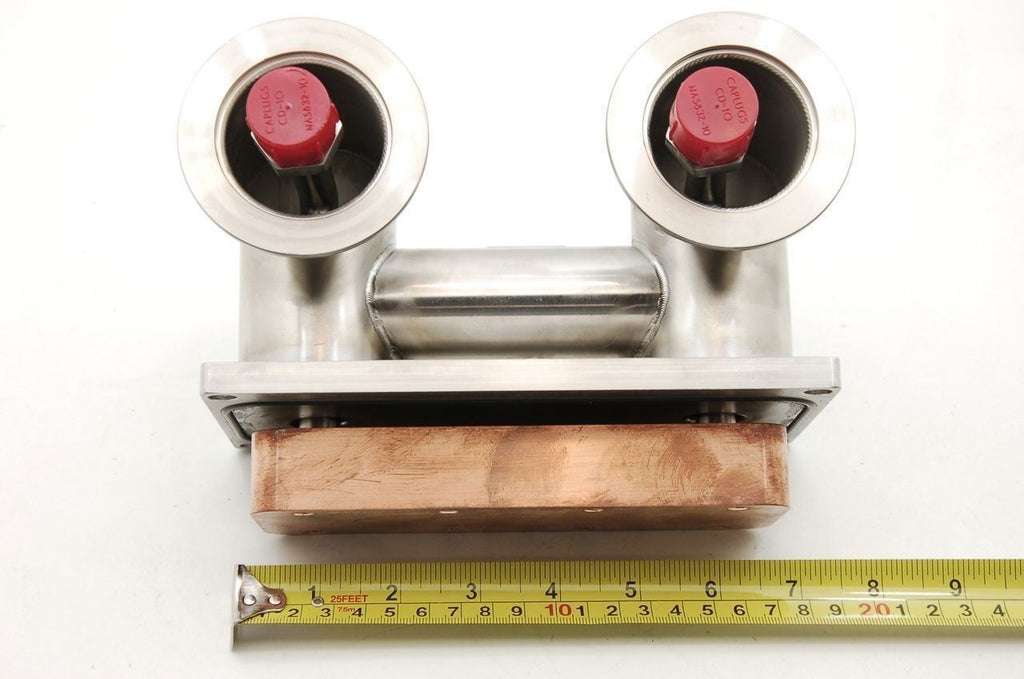 Cal Weld Cooling Transfer 7.5"x 3 3/4" Copper Heat Sink Block High Vacuum Sealed