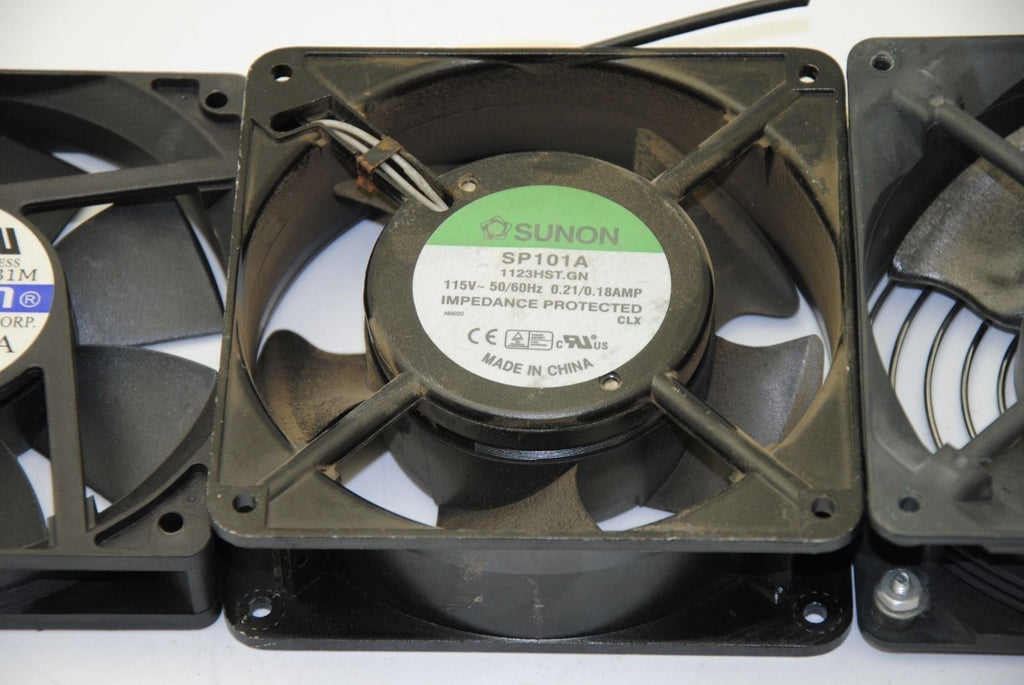 Lot of 3 Axial Fans, SP101A, TA450DC, JF1225B1M