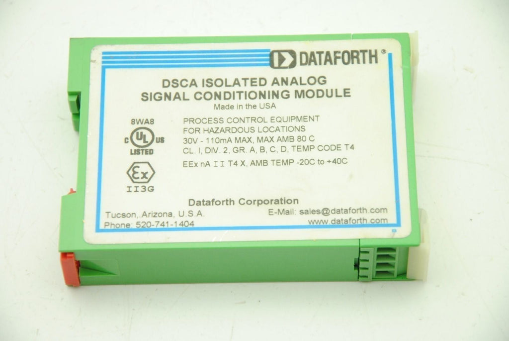DATAFORTH DSCA31, Isolated Volt Input Module