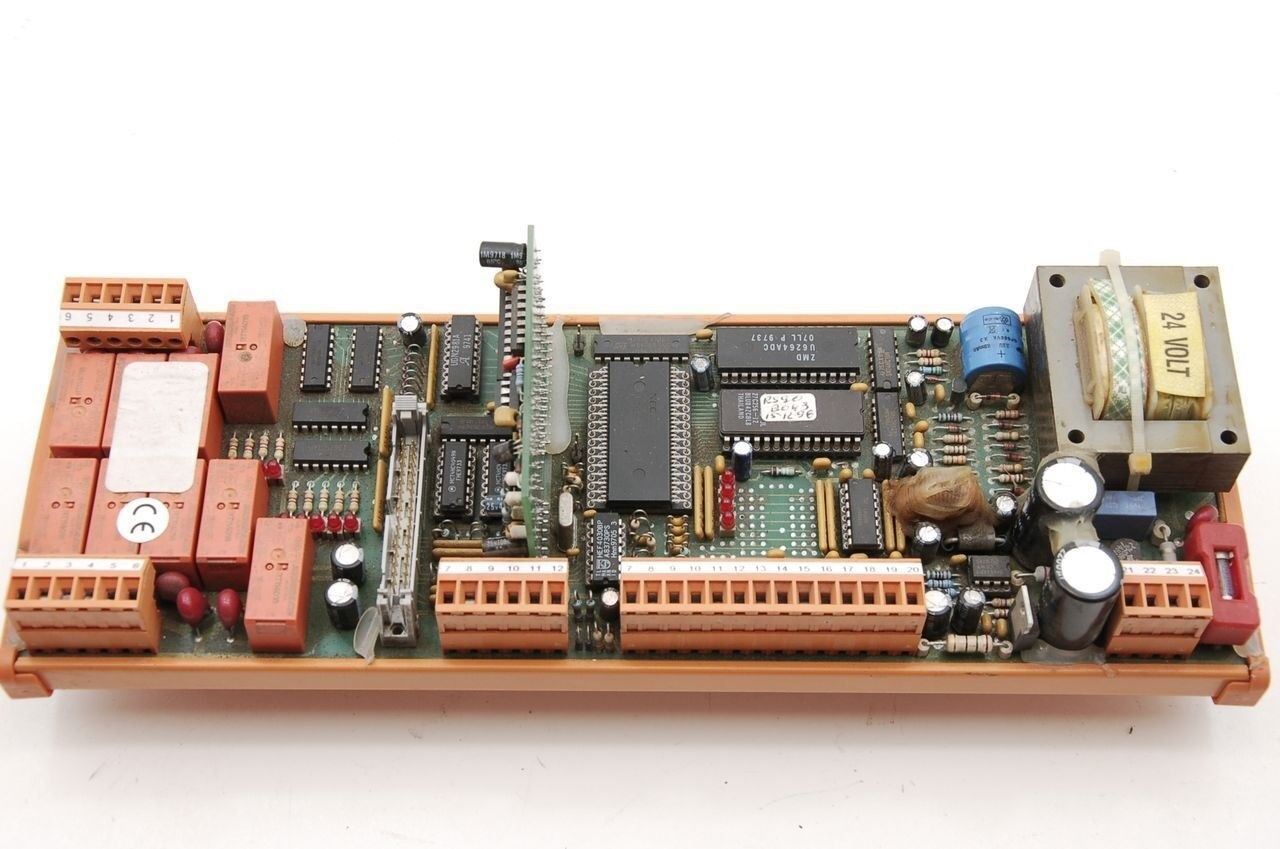 Weidmuller Hirata 042M Relay Controller Board DIN Mount 24V Transformer