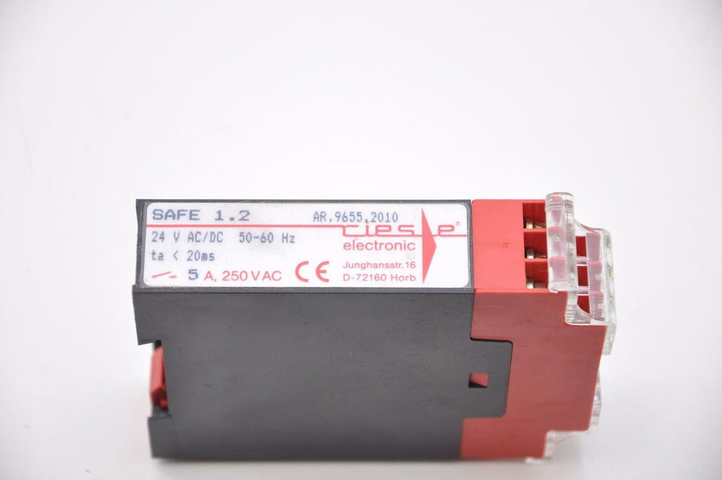 Riese AR39655.2010 Safe 1.2 5A 250VAC Safety Relay DIN Rail Mount 24V AC/DC 20ms