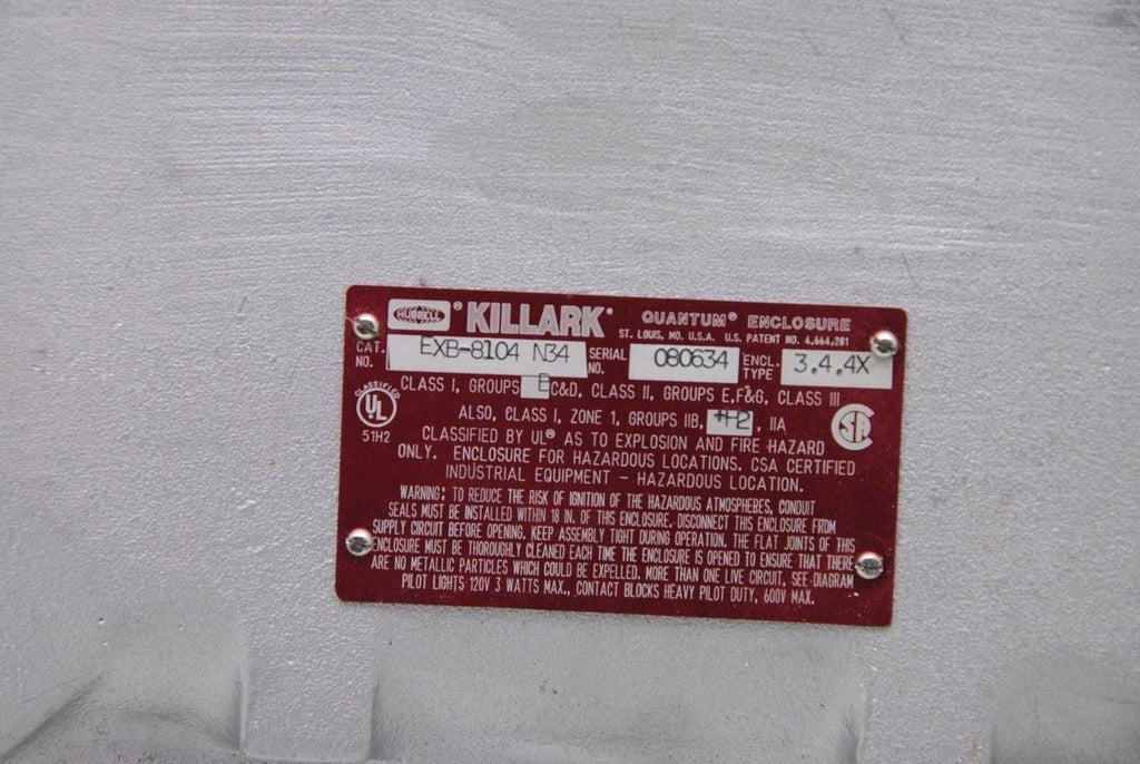 Scott Freedom 5000 Toxic Gas Sensor/Transmitter / Hubbell-Killark EXB-8104 N34