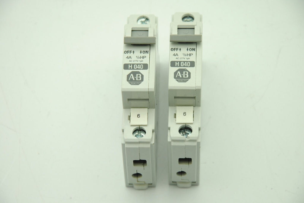 ALLEN-BRADLEY 1492-CB1, H 040 Circuit Breaker 4A 1/3HP Single-Pole, Lot of 10