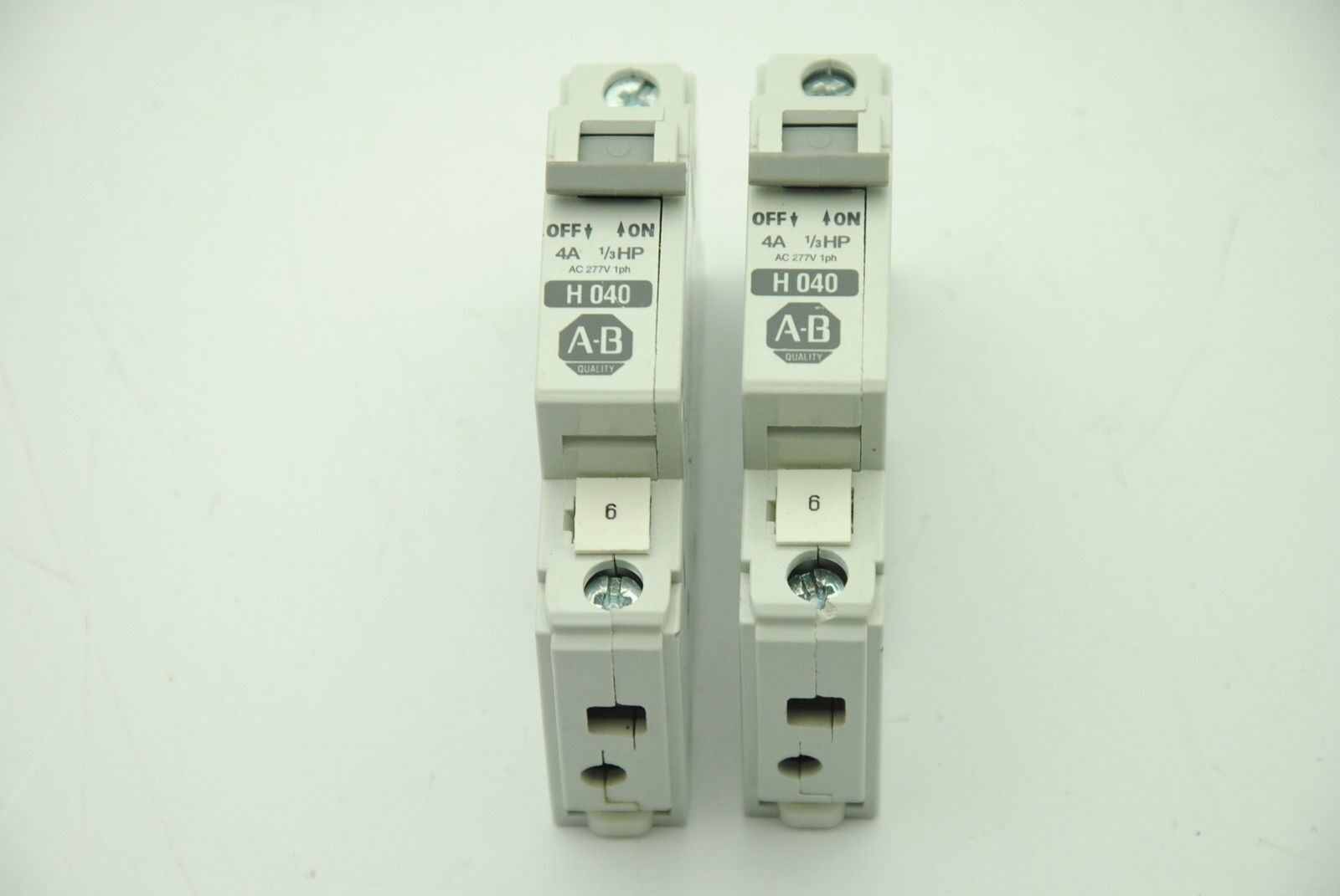 ALLEN-BRADLEY 1492-CB1, H 040 Circuit Breaker 4A 1/3HP Single-Pole, Lot of 10