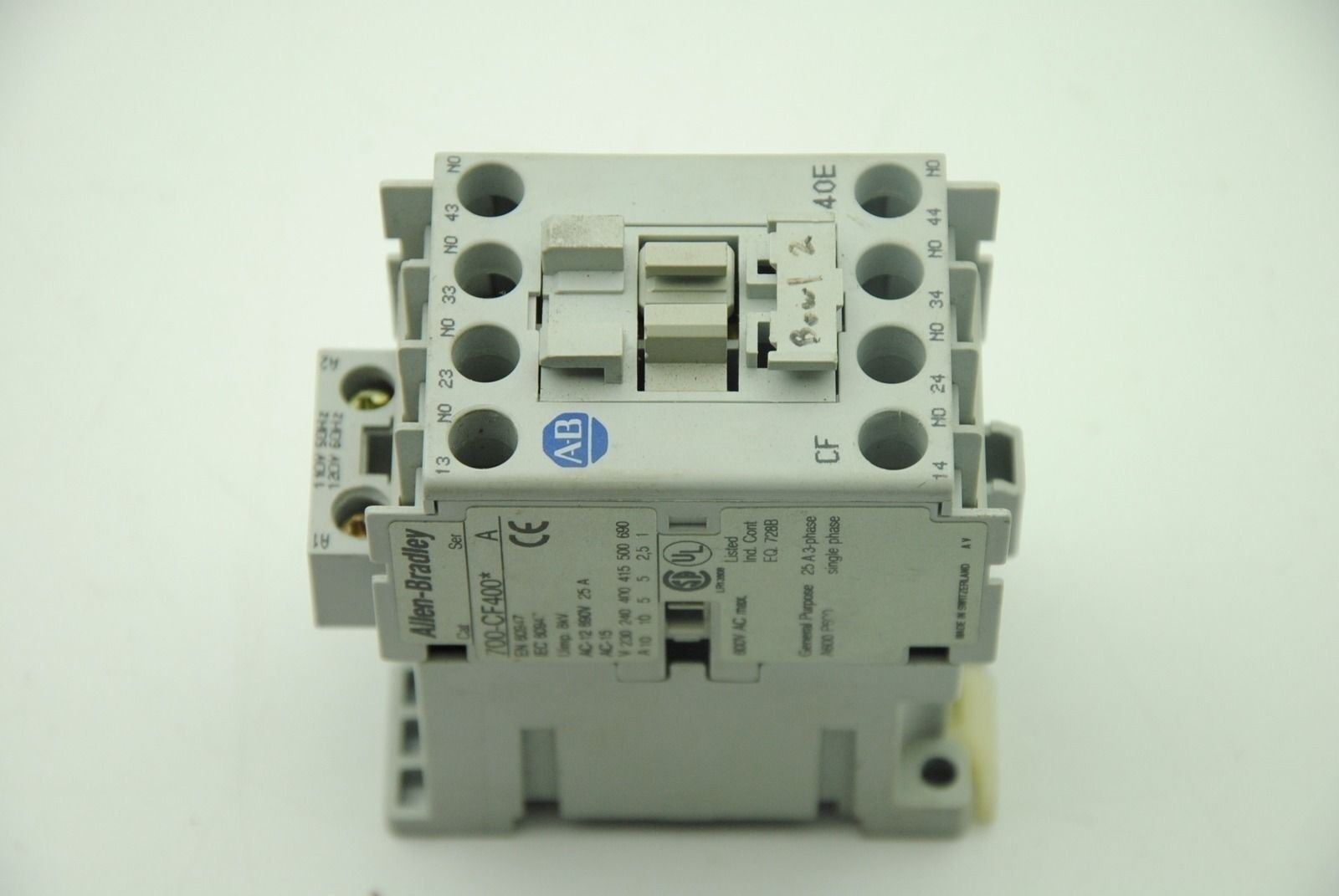 ALLEN BRADLEY 700-CF400 Ser. A, Contactor