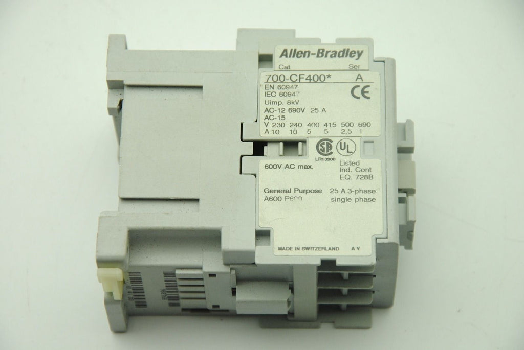 ALLEN BRADLEY 700-CF400 Ser. A, Contactor
