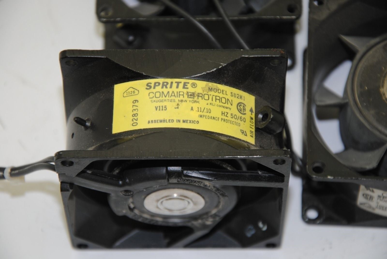 Sprite SU2H1, 3" Cooling Fan, 115V .11/.10A 50/60Hz, Lot of 4