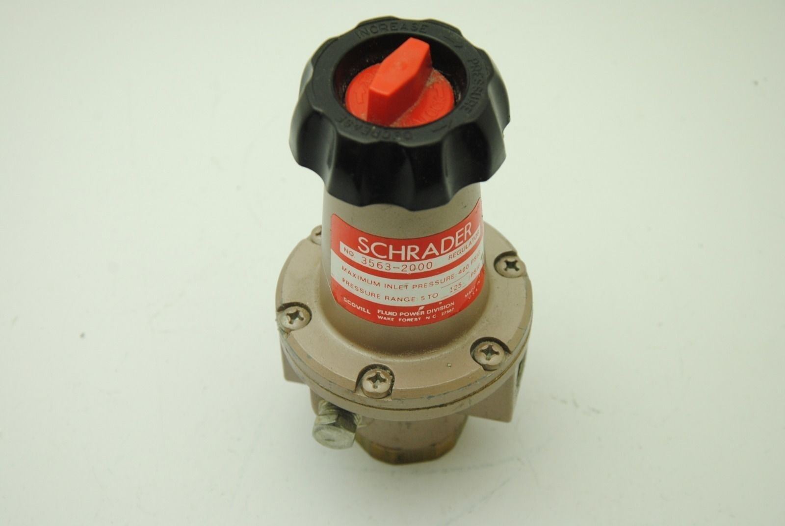 Schrader 3563-2000, Regulator, 400PSIG