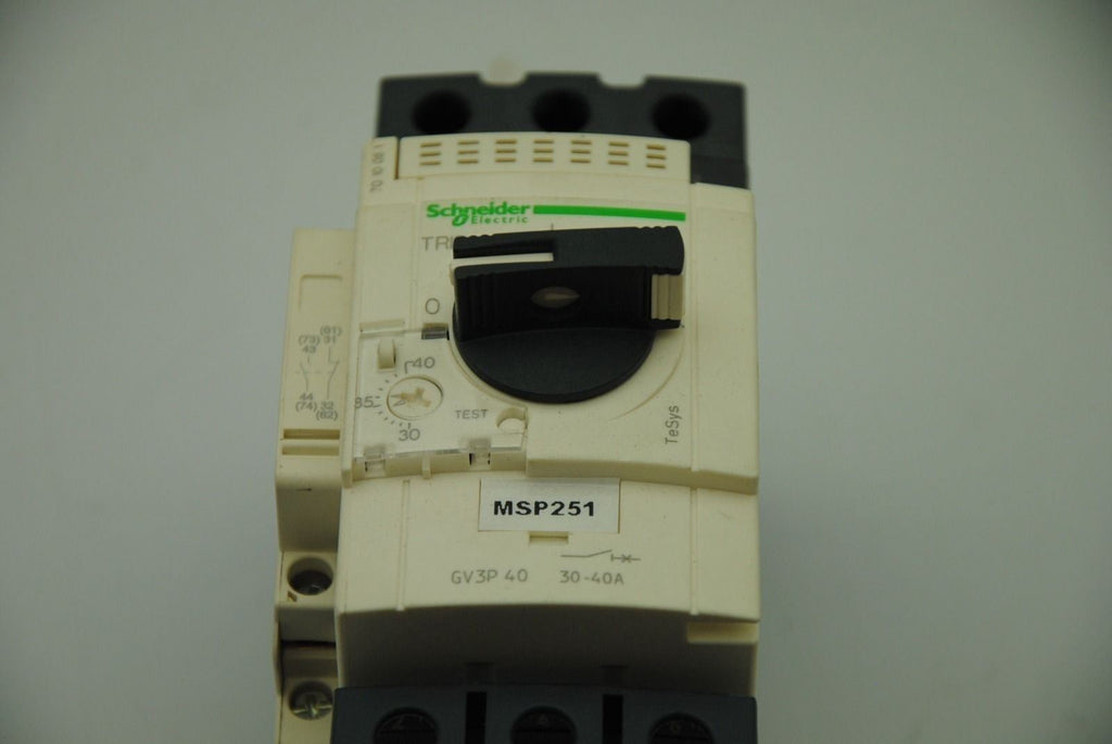 Schneider Electric GV3P 40 30-40A 690V 50/60Hz Manual Motor Starter Switch DIN