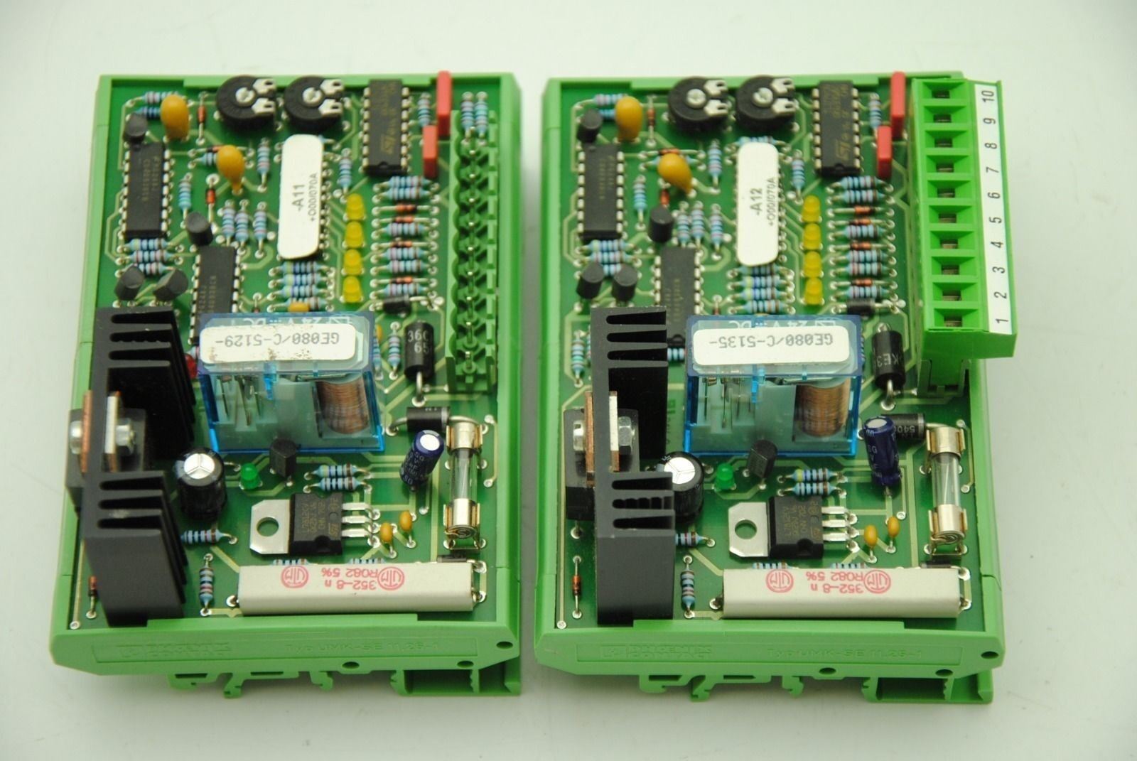PHOENIX CONTACT GE080/H, Typ UMK-SE 11,25-1, Lot of 2