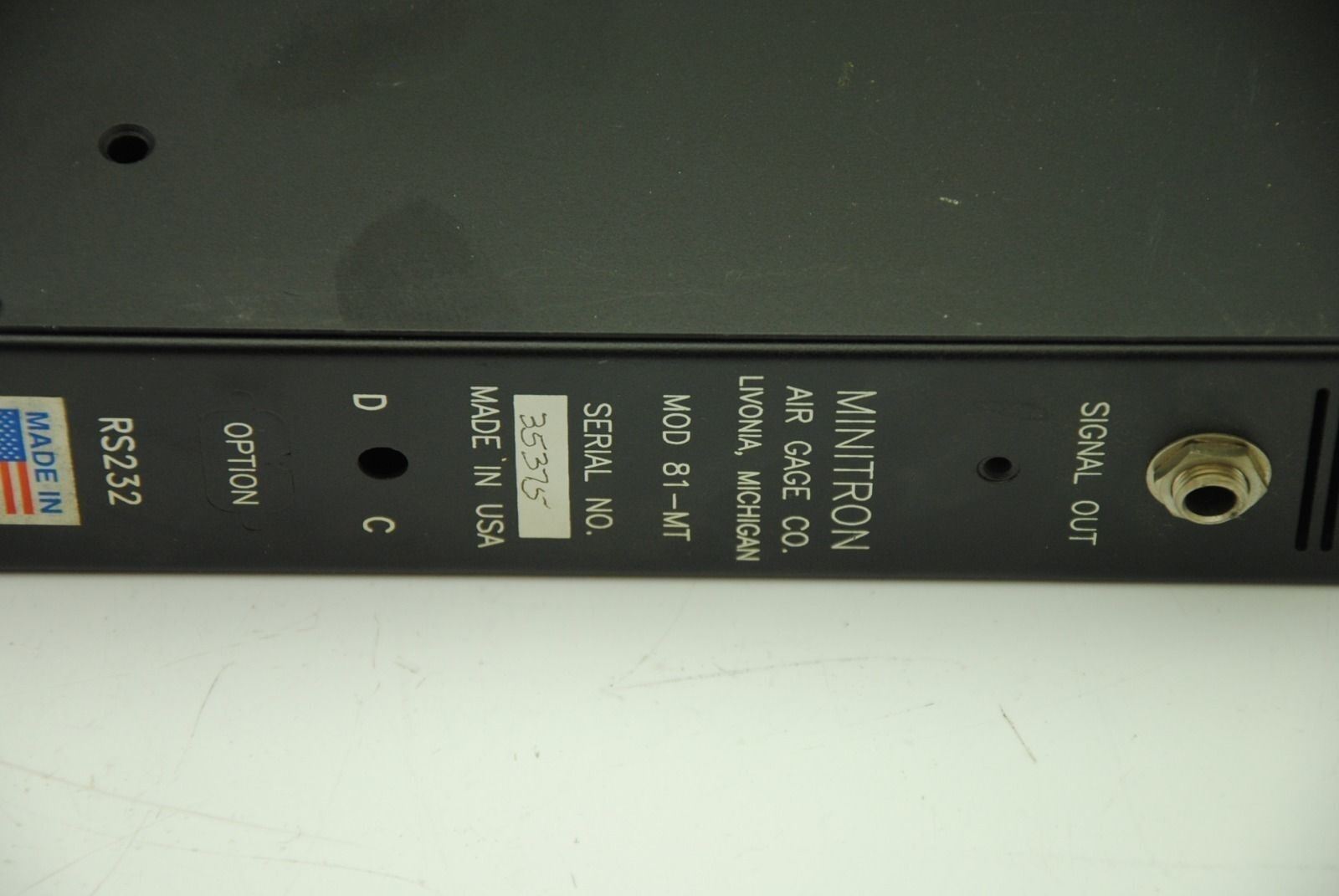 Minitron Air Gauge Co. 81-MT, Controller Unit (B)