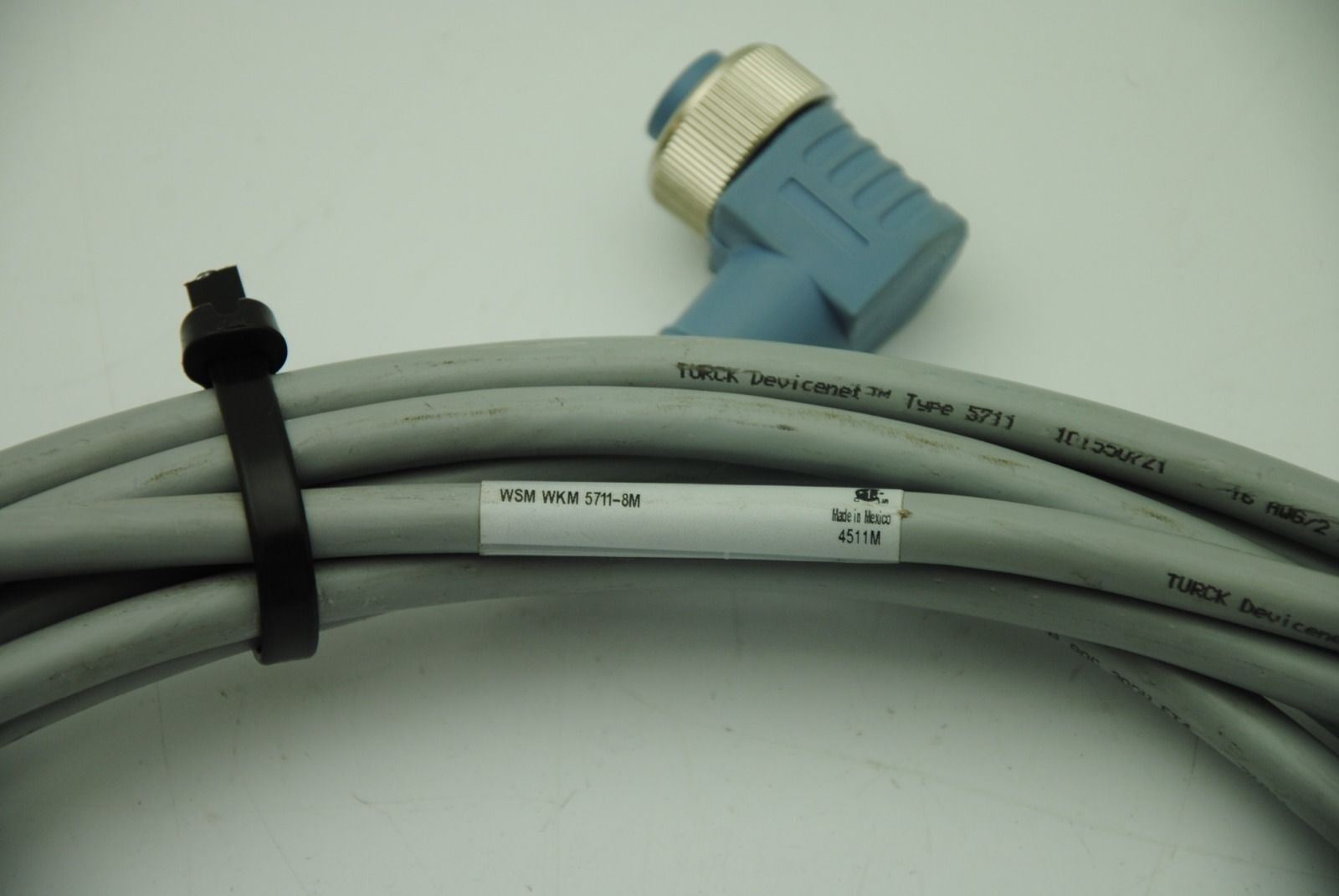 TURCK WSM WKM 5711-8M, 5-Pin M/F Cordset