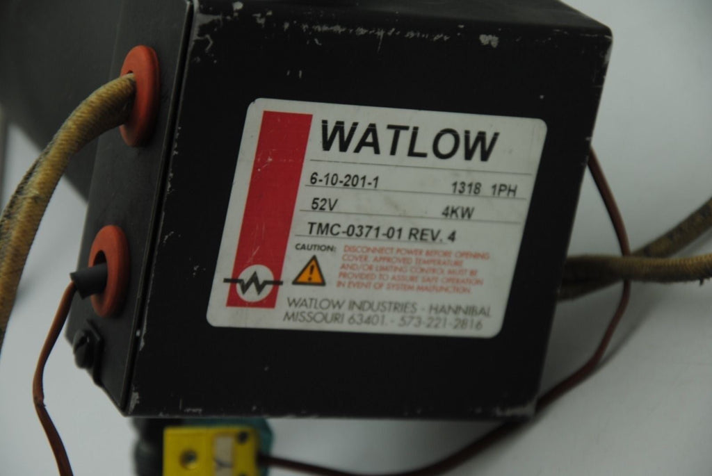 Watlow TMC-0371-01 Rev 4, Immersion Oil Heater, 52V 4KW 1PH
