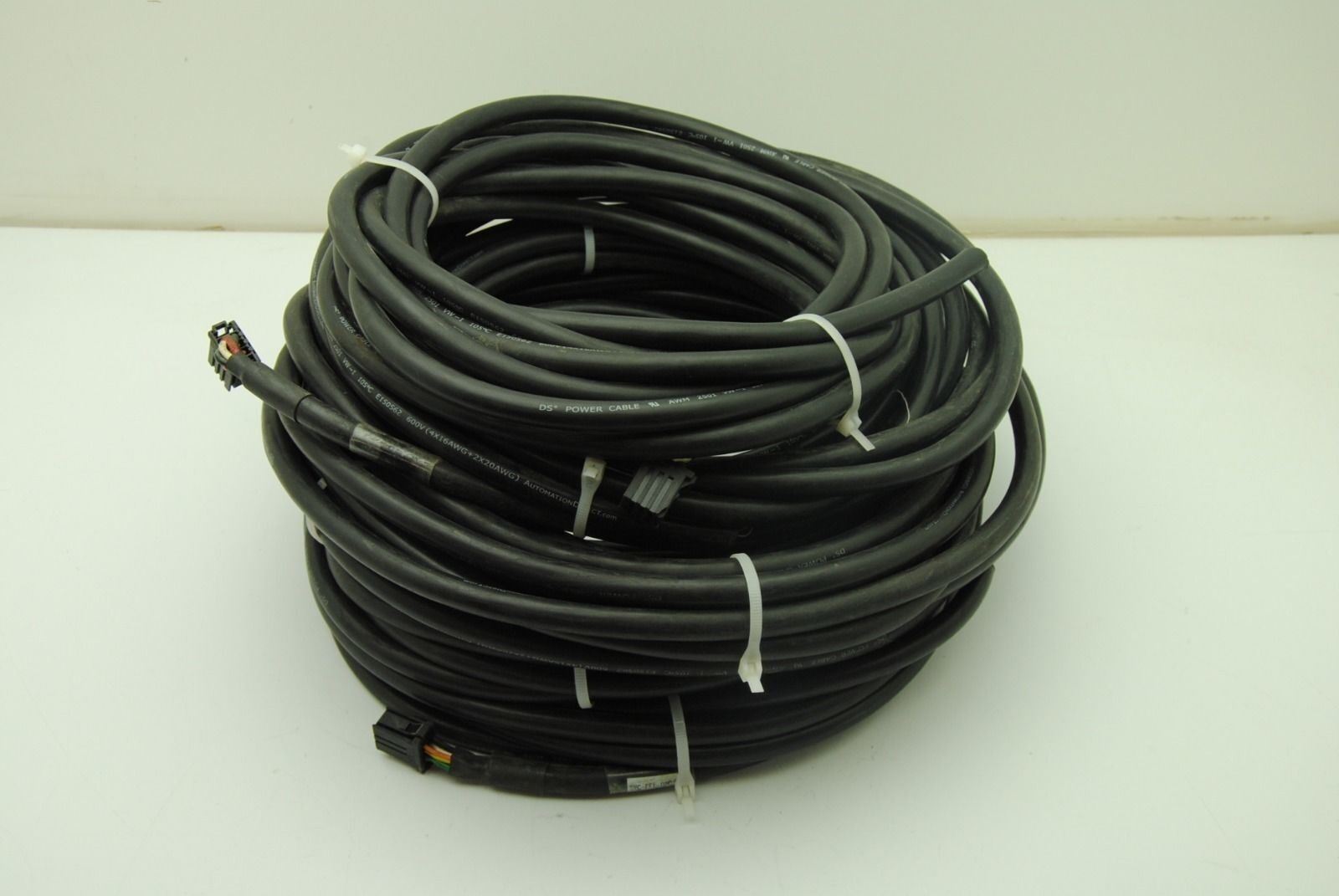 DS Power Cable AWM 2501, VW-1 E150562 600V, Copper Cable w/ connector, Lot of 6