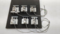 LOT of 6 SMC EMGQM 20-20 Guided Pneumatic Slide Cylinder 20mm travel 6mm ports