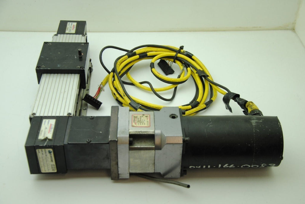 Lintech M1-124406 Belt Driven Linear Rail Actuator w/ PX34-003 Bayside Gearhead