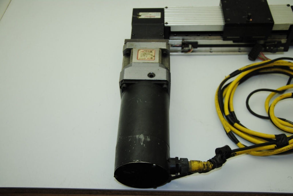 Lintech M1-124406 Belt Driven Linear Rail Actuator w/ PX34-003 Bayside Gearhead