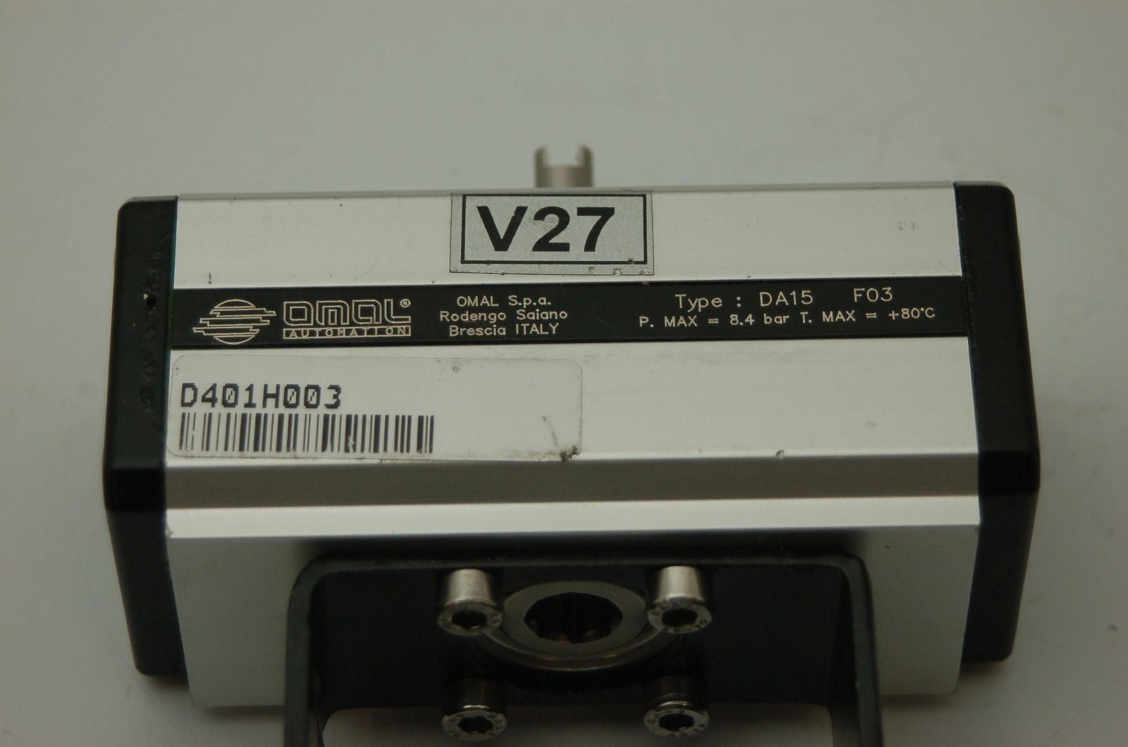 OMAL Automation Pneumatic Actuator Type DA30 F03