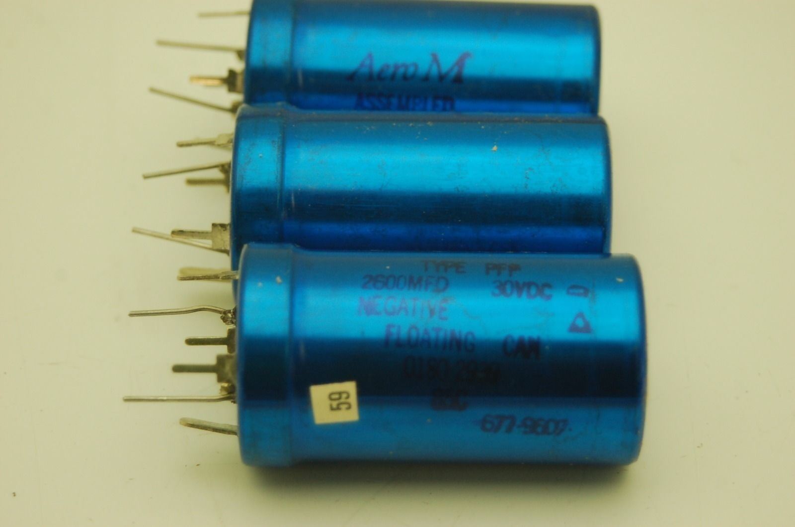 AeroM Capacitor Type PFP 2600 MFD 30VDC, 85 C, Floating Can, 0180 2939