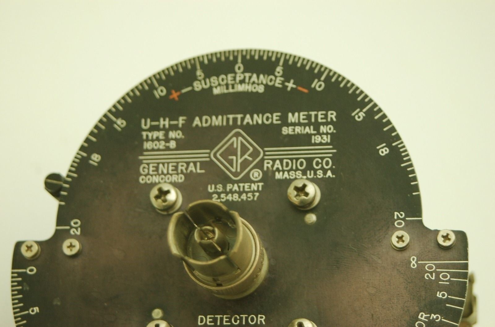 Lot of 2x General Radio Type 1602-B UHF Admittance Meter one has some damage