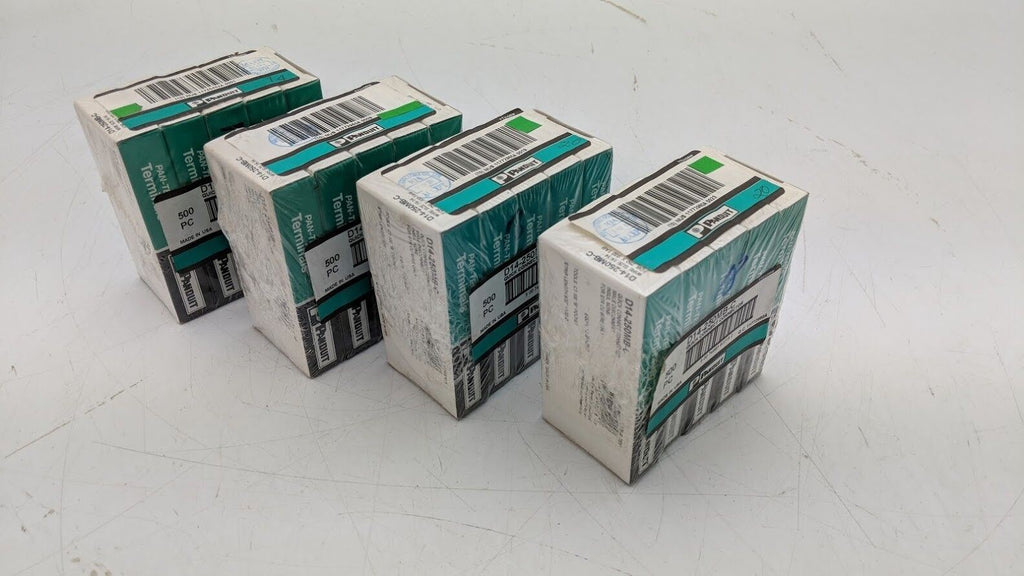 2000 Panduit Quick Connect Terminal Male Disconnect D14-250MB-C 4 Sealed Boxes