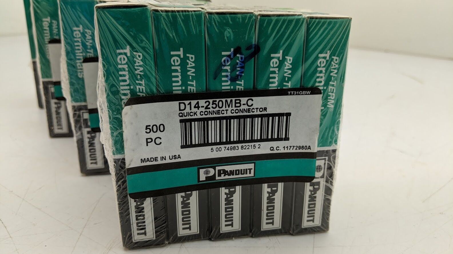 2000 Panduit Quick Connect Terminal Male Disconnect D14-250MB-C 4 Sealed Boxes