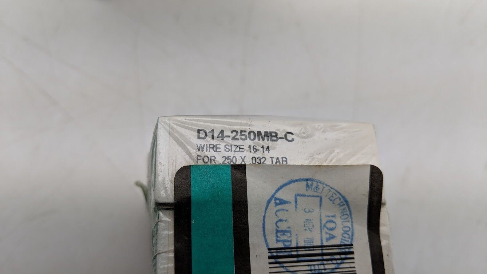 2000 Panduit Quick Connect Terminal Male Disconnect D14-250MB-C 4 Sealed Boxes