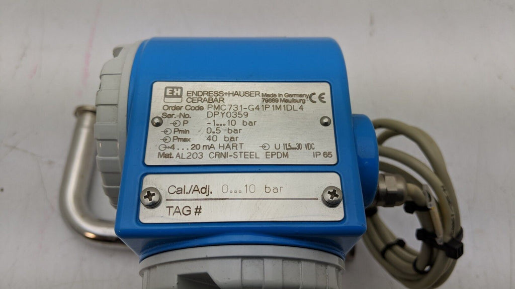 Endress +Hauser Cerabar PMC731-G41P1M1DL4 AL203 EPDM Pressure Transmitter A