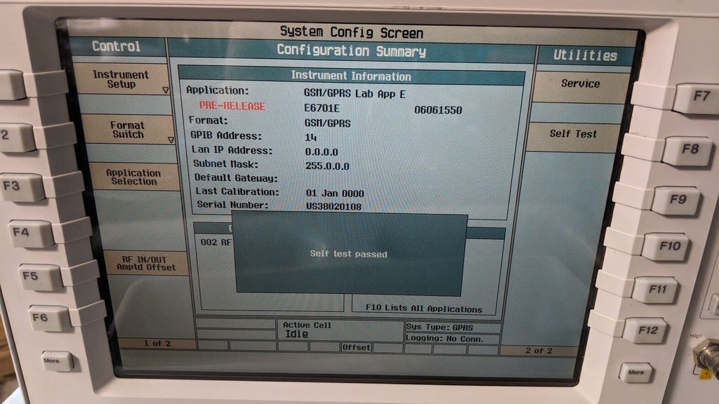 Agilent E5515B/A Wireless Communication Test Set Pattern Generator