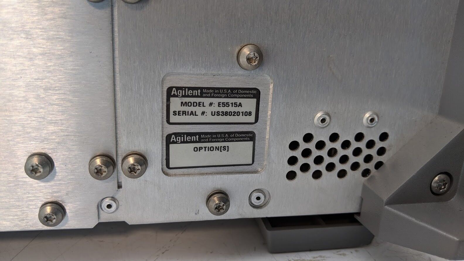 Agilent E5515B/A Wireless Communication Test Set Pattern Generator