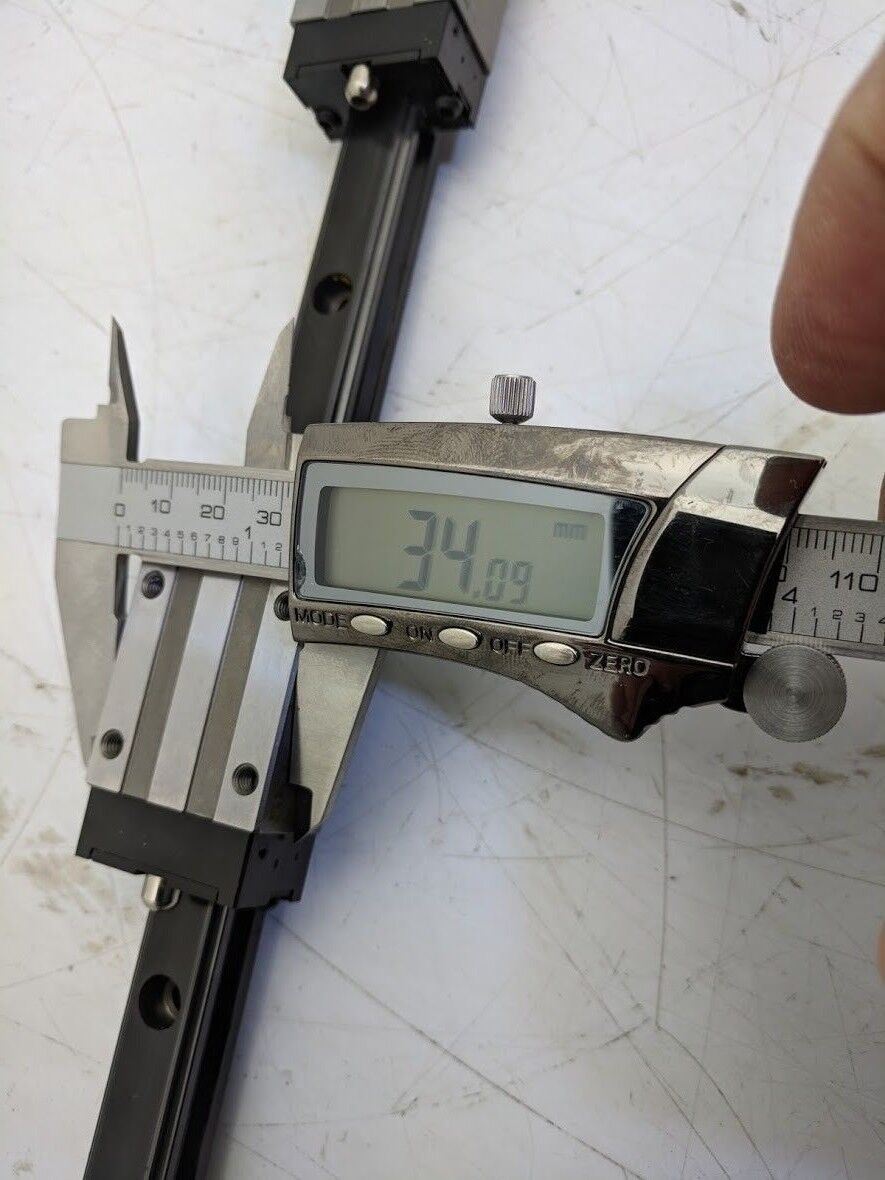 SKF Linear Rail Bearing Guide 2 Rails 4 LLTHC15 Blocks U TO P3 TW 298G 850mm L