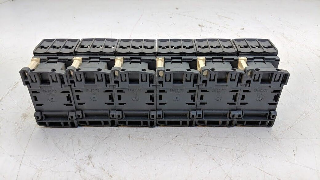 6x Telemecanique Schneider Electric 3 Pole 3PH Contactor LC1D38 9-18kW 120V Coil