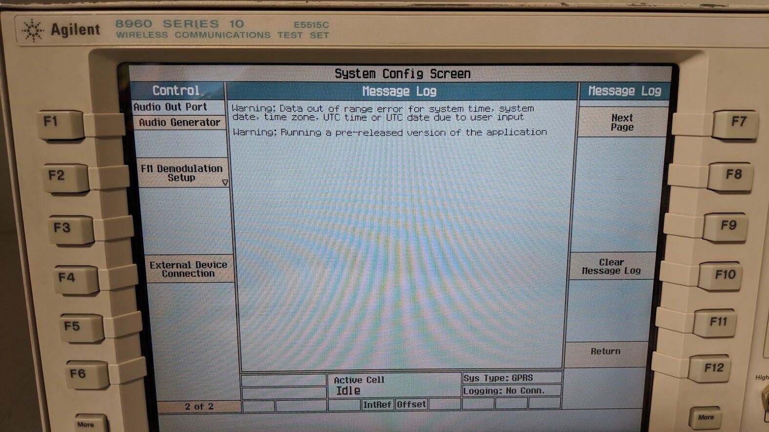 Agilent E5515C 8960 Series 10 Wireless Comm Test Set Pattern Generator 002 003