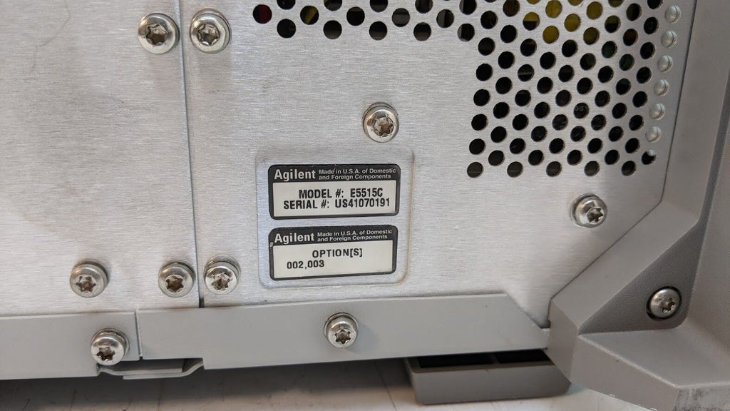 Agilent E5515C 8960 Series 10 Wireless Comm Test Set Pattern Generator 002 003