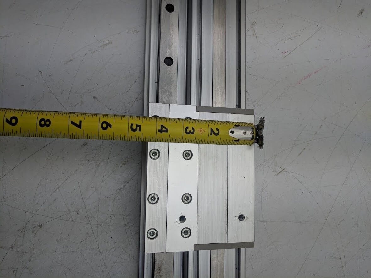 SMC Pnumatic Linear Rodless Slide MY1H32TN-800H-XB11 800mm Travel IKO LWE20 Rail