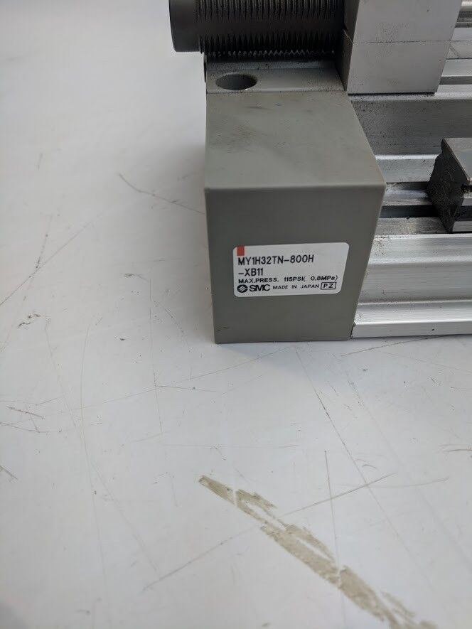 SMC Pnumatic Linear Rodless Slide MY1H32TN-800H-XB11 800mm Travel IKO LWE20 Rail