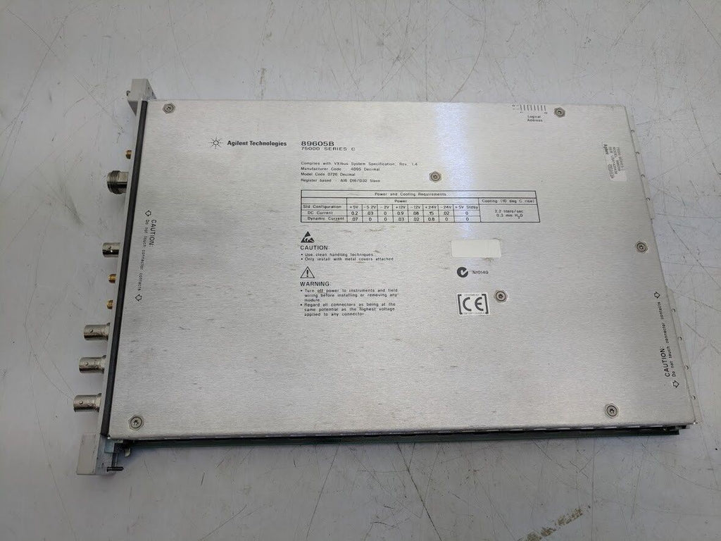 HP Agilent 89605B Input/Calibration Vector Signal Module 75000 Series C VXI