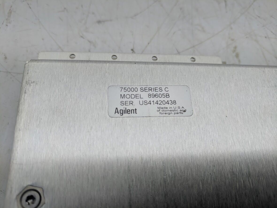 HP Agilent 89605B Input/Calibration Vector Signal Module 75000 Series C VXI