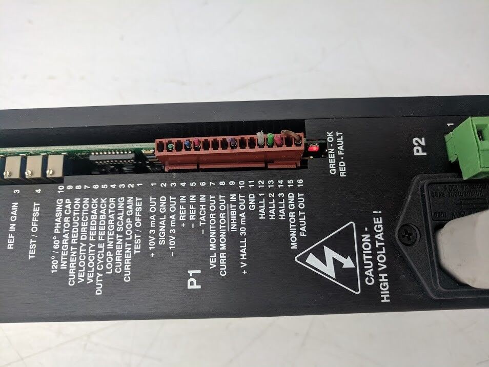 Advance Motion Controls Brushless PWM Servo Motor 30-125VAC B25A20FACQ 25705 BP