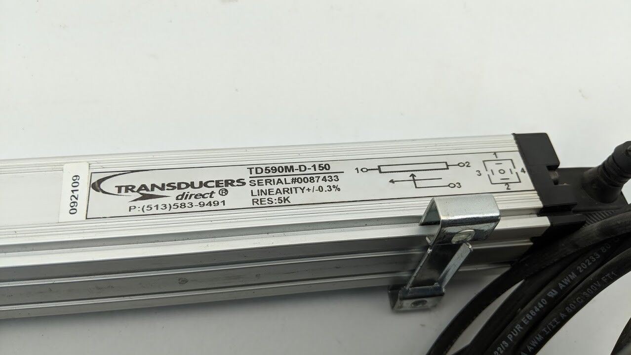 Transducers Direct Linear Position Transducer TD590M-D-150 150mm travel 4 Pin