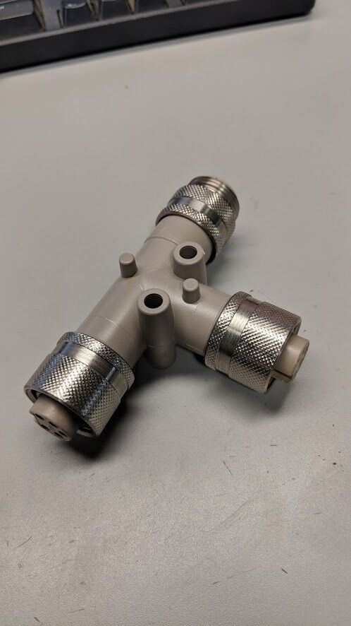 5x Molex 848589503 Cable Assembly Devicenet Mini-C 3 Way 5 Pin Keyed T 813594179