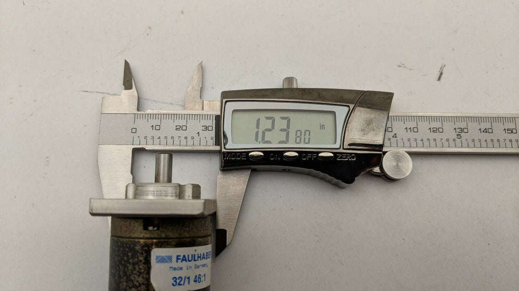 Faulhaber 2842.01200 DC Gearmotor 46:1 Ratio Gearhead 2842S012C 001G 1/4" shaft