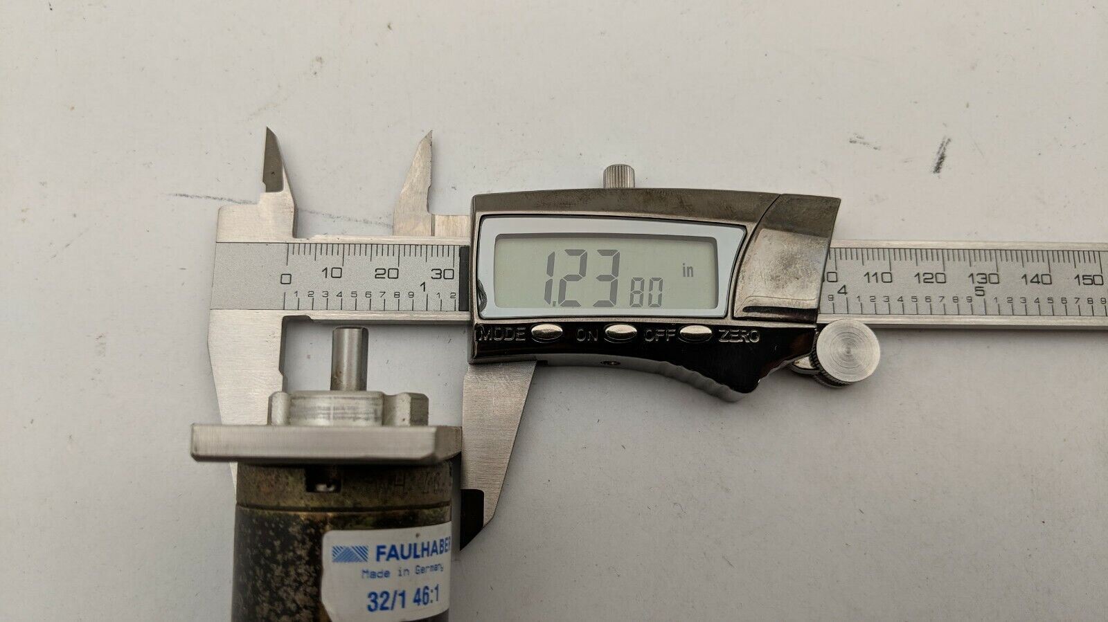 Faulhaber 2842.01200 DC Gearmotor 46:1 Ratio Gearhead 2842S012C 001G 1/4" shaft