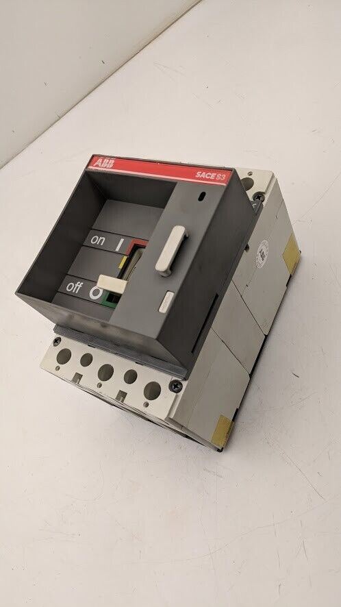 ABB S3N 225 AMP 3 Pole Circuit Breaker Aux Switch 3A Self Test Working Pull