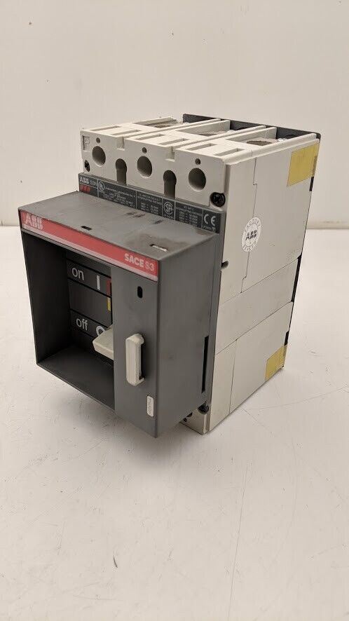 ABB S3N 225 AMP 3 Pole Circuit Breaker Aux Switch 3A Self Test Working Pull