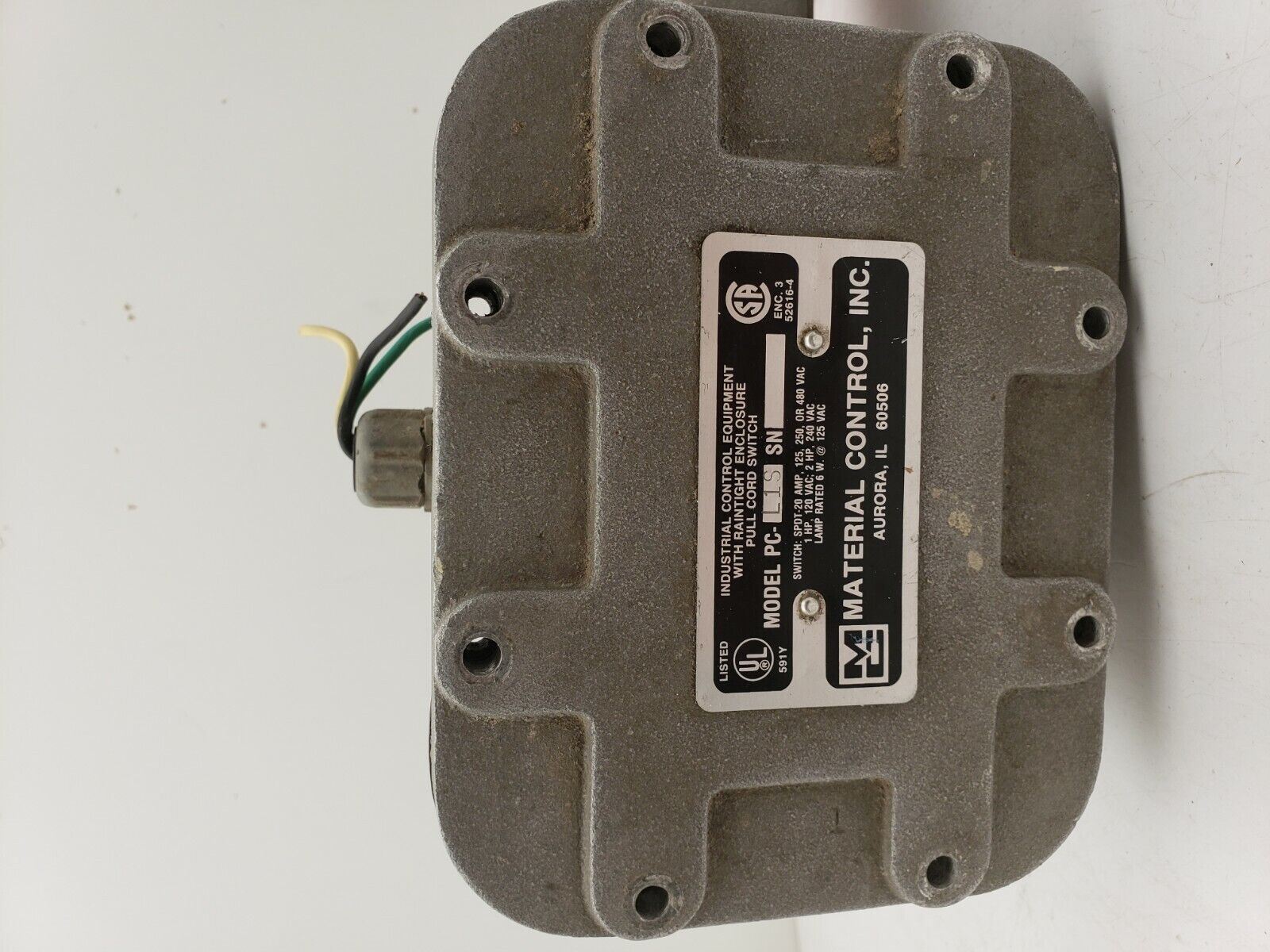 Material Control PC-L1S Industrial Control Equipment Rain tight Enclosure