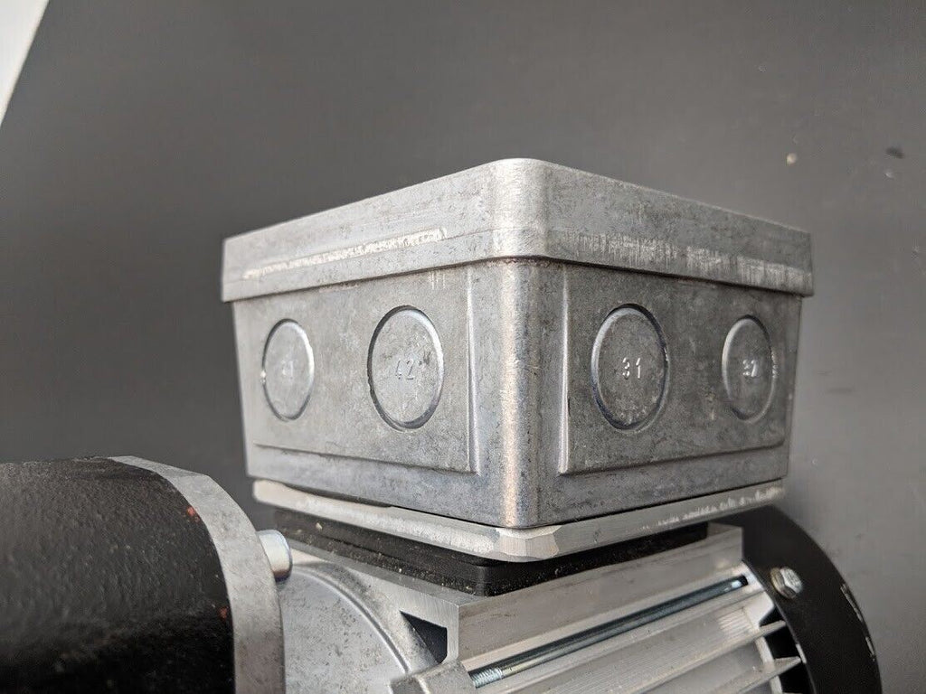 ABM Greiffenberger G80F/4D63A-4 UL TT TEFC .12kW Gear Motor 230/400