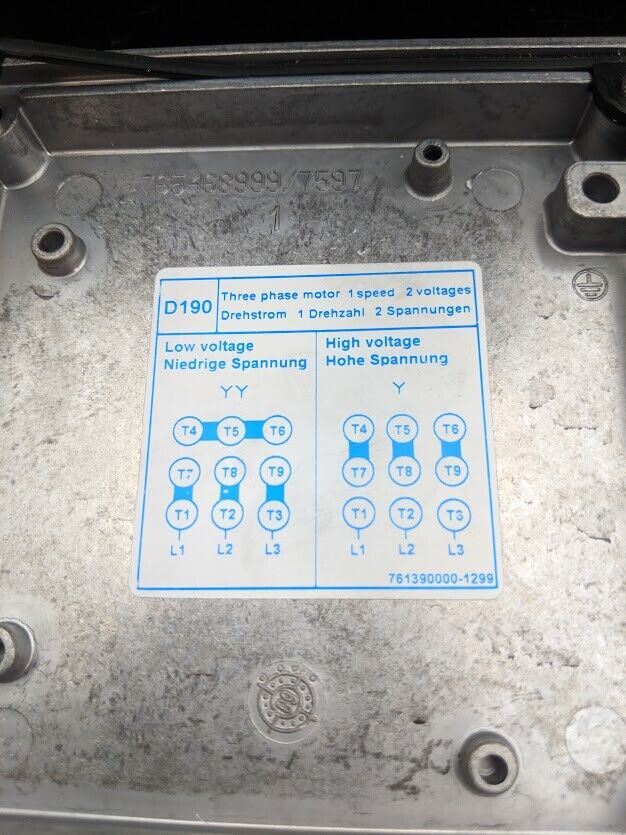 ABM Greiffenberger G80F/4D63A-4 UL TT TEFC .12kW Gear Motor 230/400